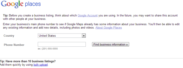 Google places phone number Google places phone number
