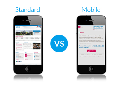 mobile responsive website