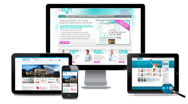 medical web design