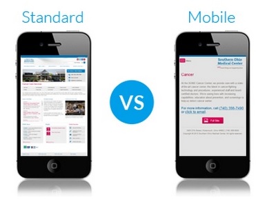 mobile-specific site
