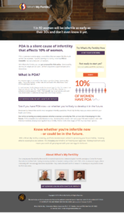wmf landing page